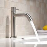 Curved Rust-Resistant Basin Tap