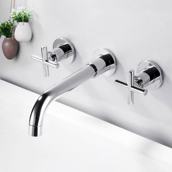 Polished Chrome Dual-Control Concealed Basin Mixer