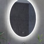 Oval LED Mirror with Multi-Color Options