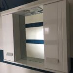 Double Storage Locker Mirror Cabinet - Model P03