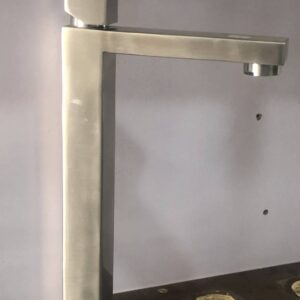 Rust-Resistant Square Top-Mount Basin Tap