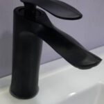 Matte Black Heavy-Gauge Basin Mixer