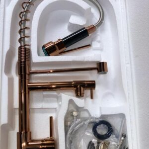 Rose Gold Dual-Function Chain-Style Sink Mixer