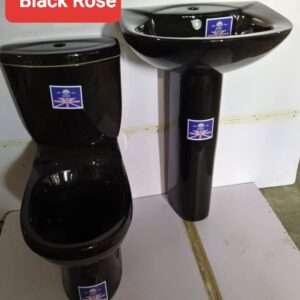 England Medium Designer Water Closet in C-Black - Model BT-CC09B-02