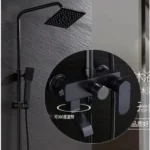 Matte Black Heavy-Gauge Shower Mixer