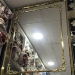 Designer Mirror with Golden Frame