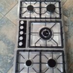 5 burner stainless steel with auto ignition