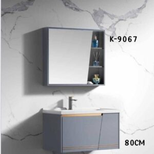WK9067 80cm Wall-Mounted Cabinet Basin