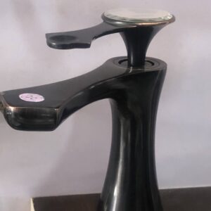 Elegant Black Stainless Steel Basin Mixer