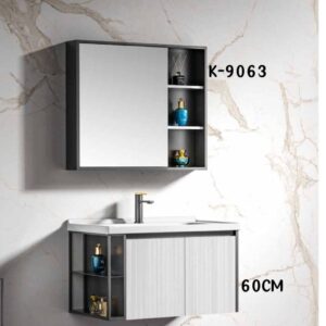 WK9063 60cm Wall-Hung Cabinet Basin