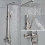 Brushed Stainless Steel 304 Shower Mixer