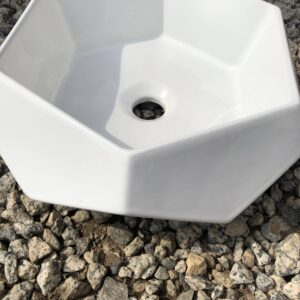 Diamond-Shaped Tabletop Wash Basin