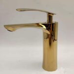 Premium Heavy-Gauge Gold Basin Mixer