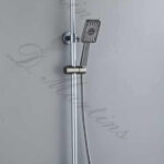 D-Martin Grey Piano Button Shower Mixer