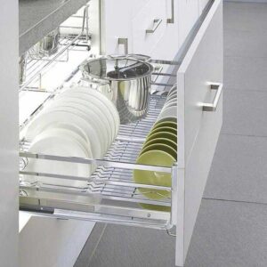 Drawer Plate Rack (Stainless Steel)