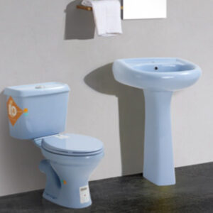 Twyford Water Closet in Blue - Model BT-CC03-2