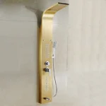 Luxury Gold Steel Shower Panel