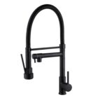 Matte Black 2-in-1 Full Chain Sink Mixer
