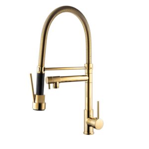 old Finish 2-in-1 Pull-Out Sink Mixer