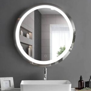 Flawless Round LED Illuminated Mirror