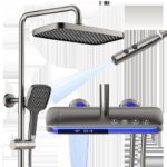 Smart LED Thermostatic Shower with Brass Engine