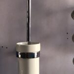 Ceramic Toilet Brush and Holder Set - Model P01