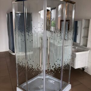 90x90cm Obscure Glass Shower Cubicle - Model P15