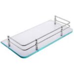 Wall-Mounted Glass Shelf